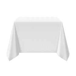 (30 sztuk) Obrus na stół Damasceński Porto Diamant - 130 x 220 cm - biały