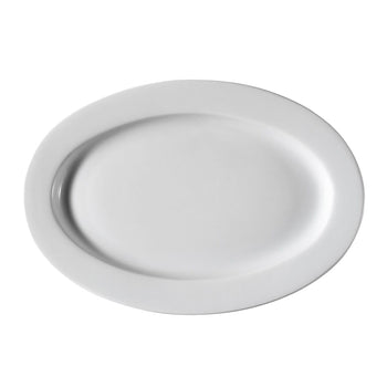 (24 sztuki) PERA biały - owalny talerz - Ø 18 cm - Prime Gastro