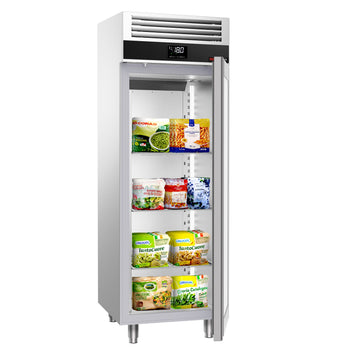 Zamrażarka ze stali nierdzewnej PREMIUM - GN 2/1 - 700 litrów - z 1 szklanymi drzwiami - Prime Gastro