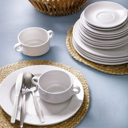 (12 sztuk) BUDGETLINE - Talerz płaski Mammoet - Ø 24,5 cm - Biały