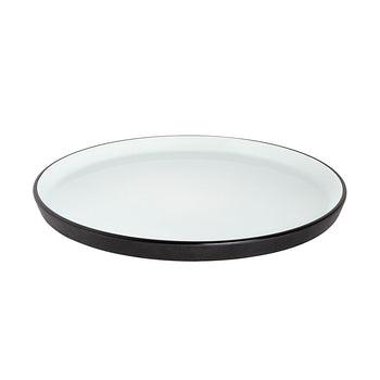 (6 sztuk) COSMIC - Płaski talerz - Ø 250 mm - Biały / Czarny - Prime Gastro