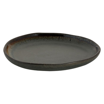 (6 sztuk) DAVIDE - Płaski talerz - Ø 17 cm - Brązowy - Prime Gastro