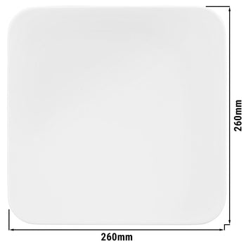 (6 sztuk) SELTMANN WEIDEN | Talerz płaski kwadratowy - 260x260mm - Prime Gastro