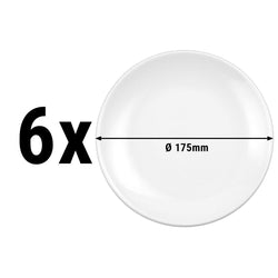 (6 sztuk) SELTMANN WEIDEN | Talerz płaski - Ø 175 mm