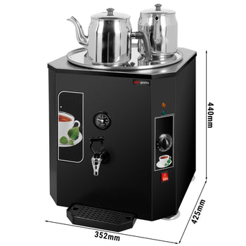 Elektryczny Samowar - 23L - 2,5kW - z 2 czajniczkami