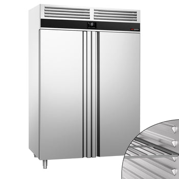 Zamrażarka PREMIUM - GN 2/1 - 1400 litrów - z 2 drzwiami - Prime Gastro