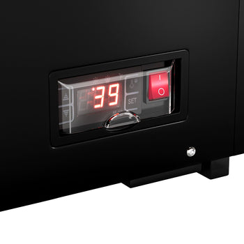 Witryna chłodnicza stołowa - 160 litrów - 880 mm - kwadratowa - z 2 półkami - Prime Gastro