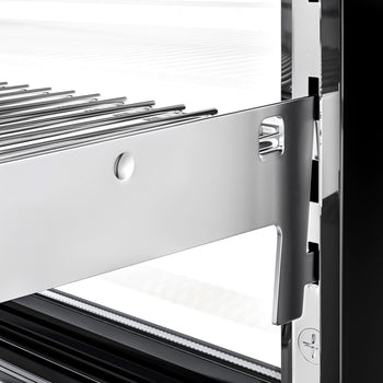 Witryna chłodnicza stołowa - 160 litrów - 880 mm - kwadratowa - z 2 półkami - Prime Gastro