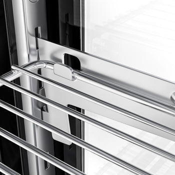 Witryna chłodnicza stołowa - 120 litrów - 690 mm - okrągła - z 2 półkami - Prime Gastro