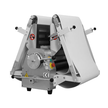 Wałkownica do ciast piekarniczego - urządzenie stołowe - 400 W - przenośnik taśmowy 2000 mm - Prime Gastro