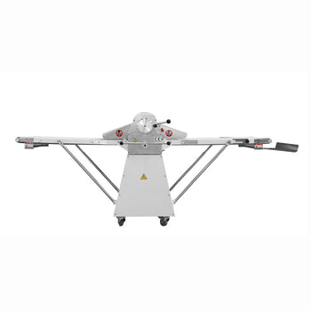 Wałkownica do ciast piekarniczego - urządzenie stacjonarne - 750 W - przenośnik taśmowy 2400 mm - Prime Gastro