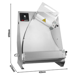 Wałkownica do ciasta - do pizzy Ø310mm - grubość ciasta od 1,0mm do 4,0mm