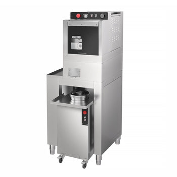 Porcjoner ciasta włącznie z zaokrąglaczem ciasta & ramą podstawy - Zakres wagowy: ~50-300g - Prime Gastro