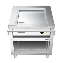 Elektryczny grill teppanyaki - 4,5 kW - Gładka płyta grillowa