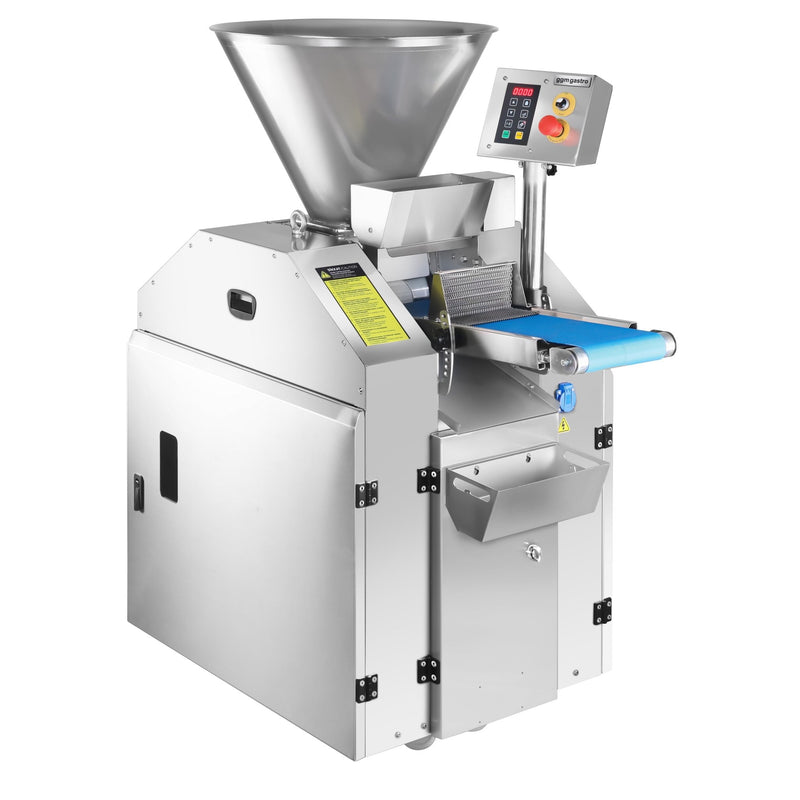 Porcjomierz do ciasta - 1,5 kW - Zakres wagi: ~100 - 600g - Wydajność: 60kg - maks. 2000 szt./godz.