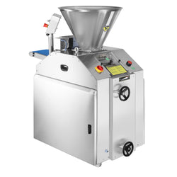 Porcjomierz do ciasta - 1,5 kW - Zakres wagi: ~100 - 600g - Wydajność: 60kg - maks. 2000 szt./godz.