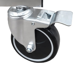 Podwójny wózek do układania talerzy - do 80 talerzy