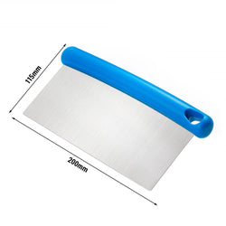 Skrobak do ciasta - elastyczne ostrze ze stali nierdzewnej - 200 mm - plastikowy uchwyt