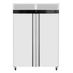 Zamrażarka ze stali nierdzewnej ECO - GN 2/1 - 1400 litrów - z 2 drzwiami ze stali nierdzewnej - wnętrze drzwi wykonane z tworzywa sztucznego