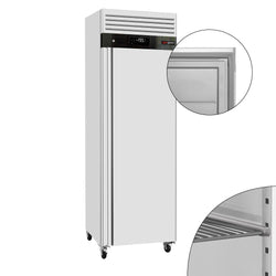 Zamrażarka ze stali nierdzewnej ECO - 600 litrów - z 1 drzwiami - wewnętrzne drzwi z tworzywa sztucznego