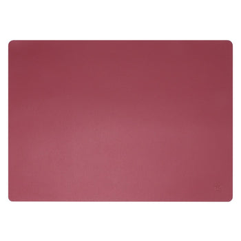 (12 sztuk) Podkładka na stół James - w eleganckim wyglądzie skóry - 33 x 46 cm - Burgund - Prime Gastro