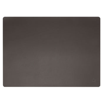 (12 szt.) Podkładka na stół James - w eleganckim wyglądzie skóry - 33 x 46 cm - mokka - Prime Gastro