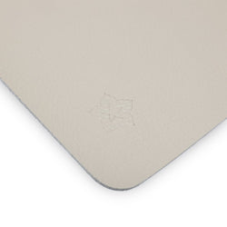 (12 sztuk) Podkładka na stół James - w eleganckim wyglądzie skóry - 33 x 46 cm - szarobrązowy