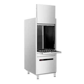 Dwuścienna zmywarka do garnków - cyfrowa - 16,7 kW - z detergentem & pompą spustową - Prime Gastro