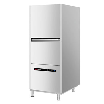 Dwuścienna zmywarka do garnków - cyfrowa - 16,7 kW - z detergentem & pompą spustową - Prime Gastro