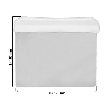 Skrobak do ciasta - 120x85mm - biały - Prime Gastro
