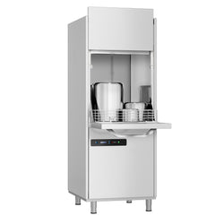 Dwuścienna zmywarka do garnków - cyfrowa - 11,35 kW - z pompą detergentu & nabłyszczacza