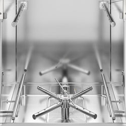 Dwuścienna zmywarka do garnków - cyfrowa - 12,2 kW - z pompą detergentu i nabłyszczacza