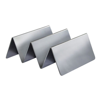 Stojak na taco/kanapki - 120x150mm - chrom - Prime Gastro