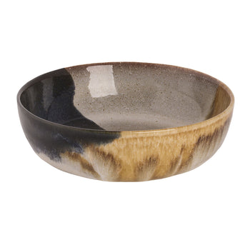 (6 sztuk) AQUAREL - Talerz głęboki - Ø 17,5 cm - Beżowy/Niebieski - Prime Gastro