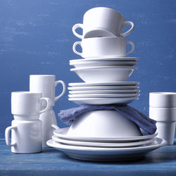 (12 sztuk) BUDGETLINE - Talerz głęboki Mammoet - Ø 21,5 cm - Biały