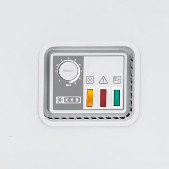 Zamrażarka skrzyniowa - 1800 mm - 553 litry - pokrywa z tworzywa sztucznego - włącznie ze ścianką działową - Prime Gastro