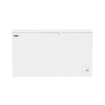 Zamrażarka skrzyniowa - 1500 mm - 480 litrów - pokrywa z tworzywa sztucznego - włącznie ze ścianką działową - Prime Gastro