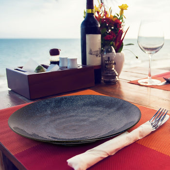 (10 sztuk) KIRYU - Talerz głęboki - Ø 22 cm - niebieski - Prime Gastro