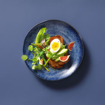 (5 sztuk) KIRYU - Talerz głęboki - Ø 220 mm - Niebieski - Prime Gastro