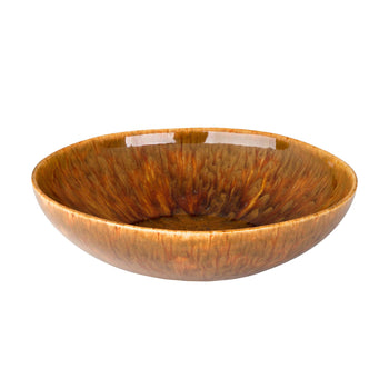 (6 sztuk) RUSTIQUE - Talerz głęboki - Ø 21 cm - Brązowy - Prime Gastro