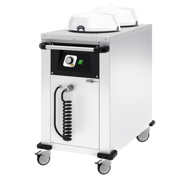 Podgrzewacz do talerzy - podgrzewany - z kółkami - 100 talerzy - Prime Gastro