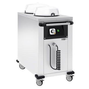 Podgrzewacz do talerzy - podgrzewany - z kółkami - 100 talerzy - Prime Gastro