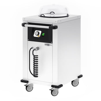 Podgrzewacz do talerzy - podgrzewany - z kółkami - 50 talerzy - Prime Gastro