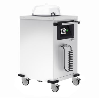 Podgrzewacz do talerzy - podgrzewany - z kółkami - 50 talerzy - Prime Gastro