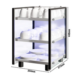 Podgrzewacz do filiżanek - 100 W - z 3 półkami