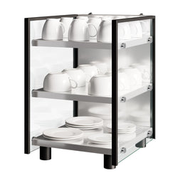 Podgrzewacz do filiżanek - 100 W - z 3 półkami