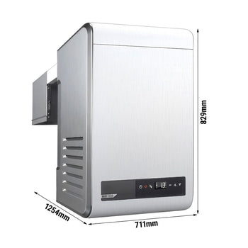 Agregat mroźniczy naścienny - maksymalnie 38,5 m³ - Prime Gastro