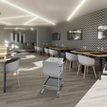 Wózek termiczny do bemarów - 1x GN 1/1 - Prime Gastro