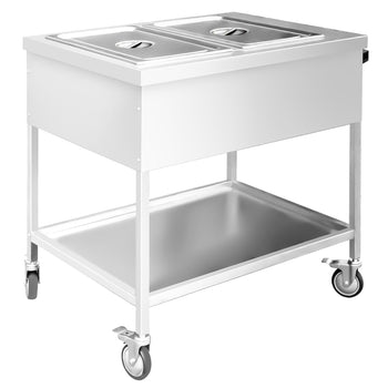 Wózek termiczny do bemarów - 2x GN 1/1 - Prime Gastro
