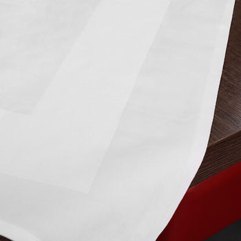 (250 sztuk) Damasceńska serwetka do ust Tessin Atlas - 50 x 50 cm - biała - Prime Gastro